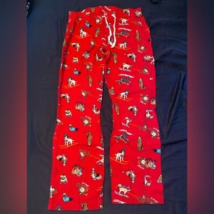 TWO PAIRS of cute Christmas/Holiday/Winter Pajama Pants